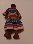 Vintage Man Native American Indian Seminole Doll 8 3 4  Inch Palm Fiber