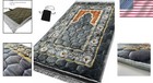 Elegant Thick Padded Prayer Rug And Islamic Beads - 47x32 For Spiritual Comfort