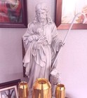 28 Inch Jesus Statue Faux Stone Garden Backyard Religious Christian Figurine