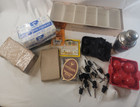 Vintage Lot Of Bartender Barware - Shaker  Pourers  Coasters  Craft Ice Molds