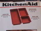 New Kitchenaid Set Of 3 Storage   Organization Bins Red  rare Only One On Ebay 