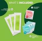 Nad s Facial Wax Strips - Hypoallergenic All Skin Types - Facial Hair Removal Fo