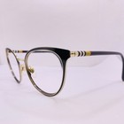 Burberry Eyeglasses Frames Authentic B 1324 1262 52    19 140 Black Gold Plaid