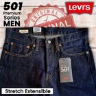 Levi s 501 Original Mens Jeans Regular Fit Straight Leg Dark Blue