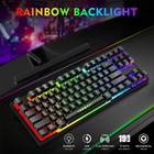 Wireless Mechanical Keyboard And Mouse Combo Rechargeable Ergonomic Gaming Rgb