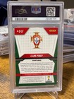 Luis Figo Portugal Panini Prizm Autograph Psa8 Soccer Signature Jersey Card