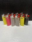 Bic Mini Lighters Lot Of 10 Small Size Assorted Colors  Brand New 