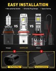  2025 Upgraded 9004 Hb1 Led Light Bulb  600  Brightness 34000lm 6500k White  