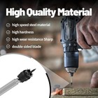 26pc 3 8  Double Sided Spot Weld Cutter Remover Drill Bit Welder Cut Rotary Kit