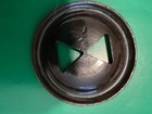  Vintage Bakelite Button With Geometric Cutout Designs From Art Deco Era  2 1 4   