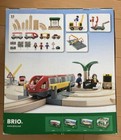 Brio World Rail   Road Travel Set Wooden Train 33 Pieces 33209 Figure Used W box