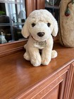Fao Schwarz Puppy Dog Plush Golden Retriever Yellow Lab 10  Stuffed Animal