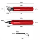 Professional Deburring Tool Countersink Hand Reamer With 10 Extra Blades Kit