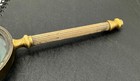 Antique Brass Henry Hughes Magnifying Nautical Glass Son Ltd London 1941 Rustic