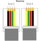 10ft Rj11 Modular 6p4c 4wire Phone telephone dsl fax Line Flat Cord cable silver