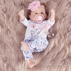 22   Reborn Baby Doll Vinyl Realistic Light Weight Newborn Doll Toys For Kids