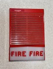 Vintage Edwards Fire Alarm Horn Strobe With Wall Plate box-model 892-2b