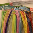 Huge Lot Of Over 700 Chenille Stems Glitter Loopy Bumpy Sticks Glitter Fuzzy