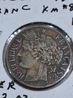 1872 A France 1 Franc Silver World Coin