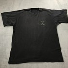 Vintage 90s The X Files Shirt Men s Large Black Distressed Single Stitch Fade  