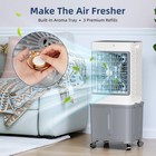 Portable Evaporative Air Cooler 4-in-1 Swamp Fan Humidifier 10gal Water Tank