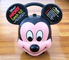 New Vintage 1989 Disney Mickey Mouse Head Lunch Box   Thermos Aladdin