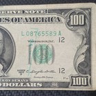 1950d  100  One Hundred Dollar Bill Federal Reserve  Note Banknote L08765589a