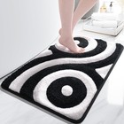 Bath Mats Soft Non Slip Absorbent Geometric Carpet Rug For Bathroom Shower Floor