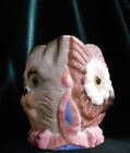 1920 s Germany Owl  Cat    Dog Lantern With Glass Eyes- Halloween Fairy Lamp  b