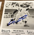Willie Mays Signed Casino Card 7x5    Jsa Auth San Francisco Giants Mlb Baseball