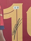 Lamine Yamal Signed Jersey Framed W  Bas Coa Fc Barcelona Fcb Home Auto Display