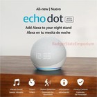 Amazon Echo Dot 5th Gen Smart Speaker W Alexa   Clock - Glacier White New Sealed