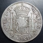 Mexico British Honduras Dollar  6 Shillings 1 Penny  Countermark Gr 1818-20