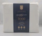 Grand Estate Hotel 1000 Thread Count Cotton White 6 Piece Queen Sheet Set
