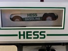 Hess Truck   Race Cars Semi Race Car Transporter 1997 Toy Truck New