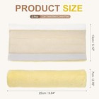  Car Seat Belt Cover Pad      2 Pcs   Soft Fluffy Seatbelt Cushion Beige