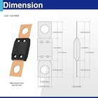 60 Amp Mega Amg Fuse  4pcs High Current Bolt-on bolt Mount Automotive Anm Fuse F