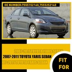 Left   Right Side Roof Drip Moulding Trim Set For Toyota Yaris Sedan 2007-2011