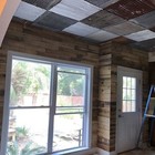 Salvage Reclaimed Corrugated Metal Sheet 2x2 Drop Ceiling Tiles Basement Decor