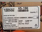 Vibco Vs-190 Silent Pneumatic Vibrator 1 4  Npt Port