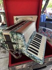 Vintage Green Pearloid 12-bass Piano Accordion With Case And Book
