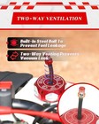  Dirt Bike Gas Cap  Fuel Tank Cap With Air Vent Hose For Cr85r Cr125r Red