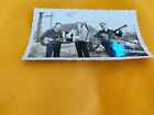 Original Vintage Cool Ooak 1939 Photo Of 3 Pc Band W Guitar Dobro And Accordion 