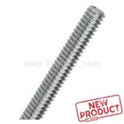 2 Pack Threaded Rod 10 32  X 12  All Thread Rod Zinc Plated Steel 1 Foot Long