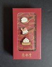 Din Tai Fung Baobao Cuisine Red   Black Dumpling Pin Set New
