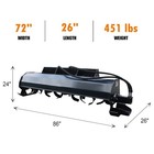 72  Rotary Tiller Cultivator Soil Conditioner Hydraulic Skid Steer Attachment