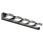 Modern Led Bathroom Vanity Light  36  5-light Matte Black Bathroom Lighting 