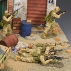 King   Country Black Hawk Down Bhd010 U s  Army Rangers M249 Saw Team Prone