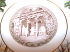 Vintage Washington   Jefferson College Campus Scene China Plate Dish Lamberton