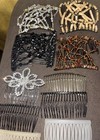 Vintage Hair Combs Lot Of Fun 10
